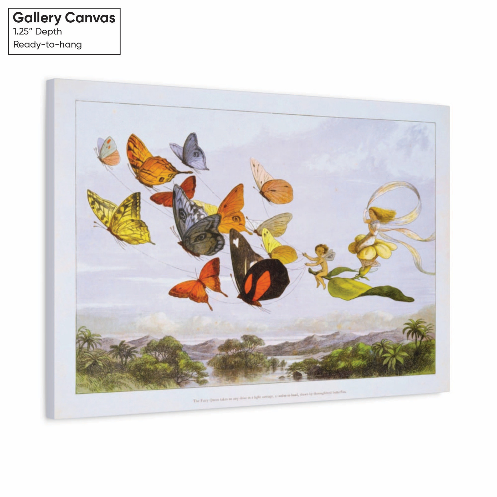 The Fairy Queen Oversized Wall Art Print: Canvas & Poster