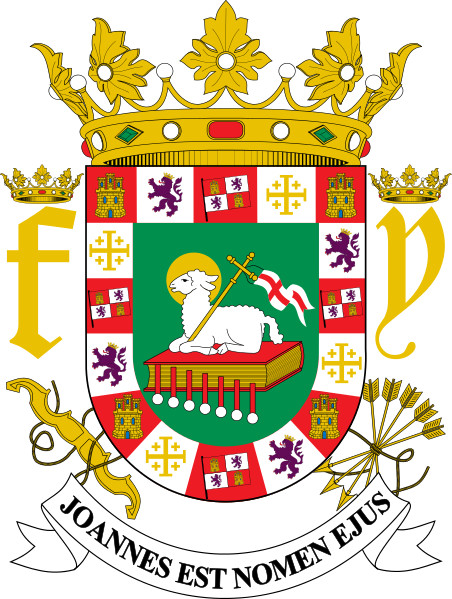 PUERTO RICO COAT OF ARMS Glossy Poster Photo Picture Banner Print Caribbean