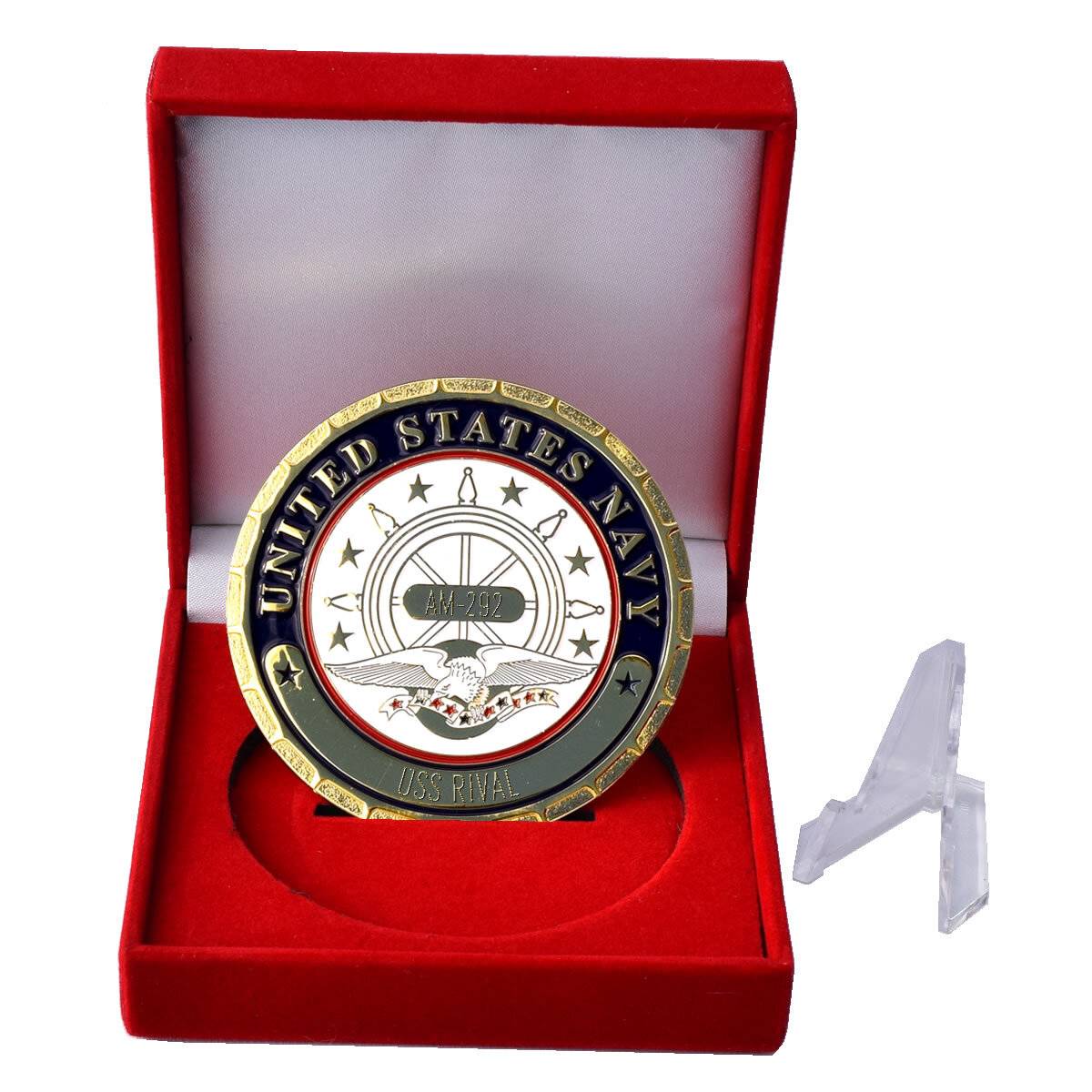 Navy Emporium USS Rival AM 292 Navy Ship Plaque