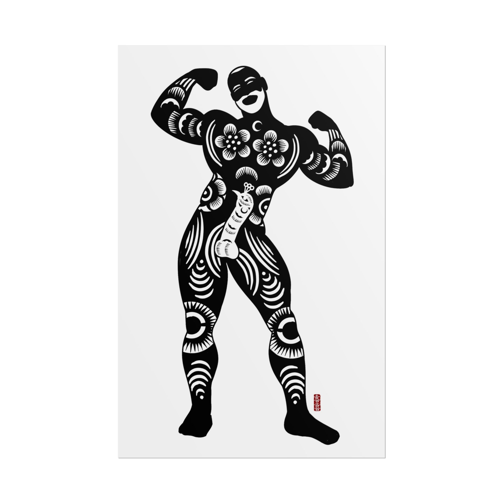 Gay Pride Art Print l Original Paper-cut l Gay Wall Art l Giclée printing l