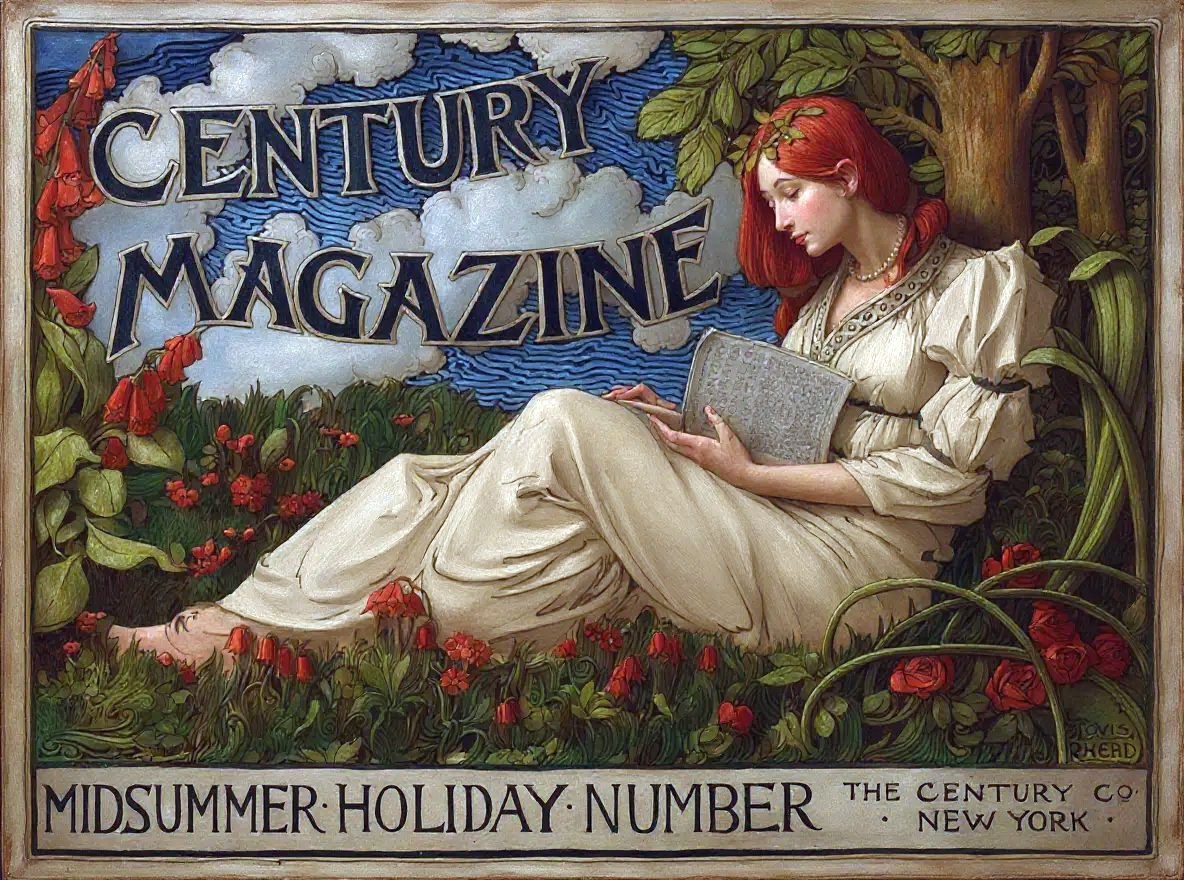 8881.Decoration Poster.Home interior design.Wall Art.Century Magazine Woman NY