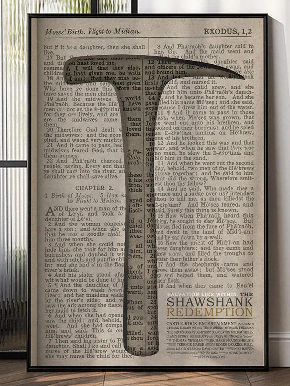 Shawshank Redemption Movie Poster Home Decor Wall Art Print 24×36 Unframed