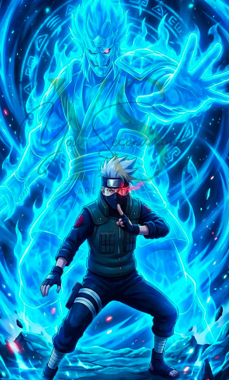 NARUTO Kakashi Hatake poster print 11»x17» home decor glossy paper #1