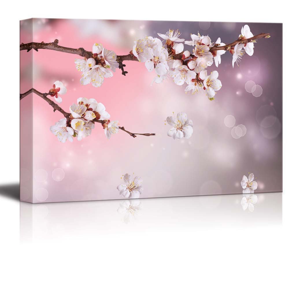 Canvas Prints – Artistic Photograph of Sakura/Cherry Blossom in Spring-16″ x 24″