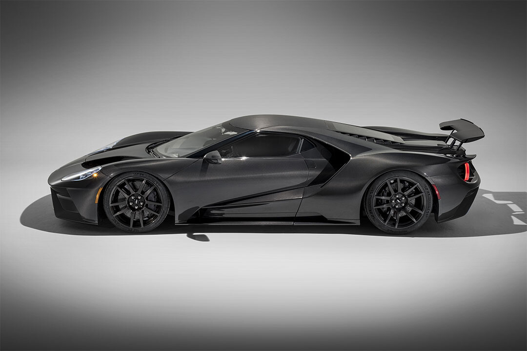 Ford GT Liquid Carbon Sports Car Side View Home Decor Print – POSTER 20×30