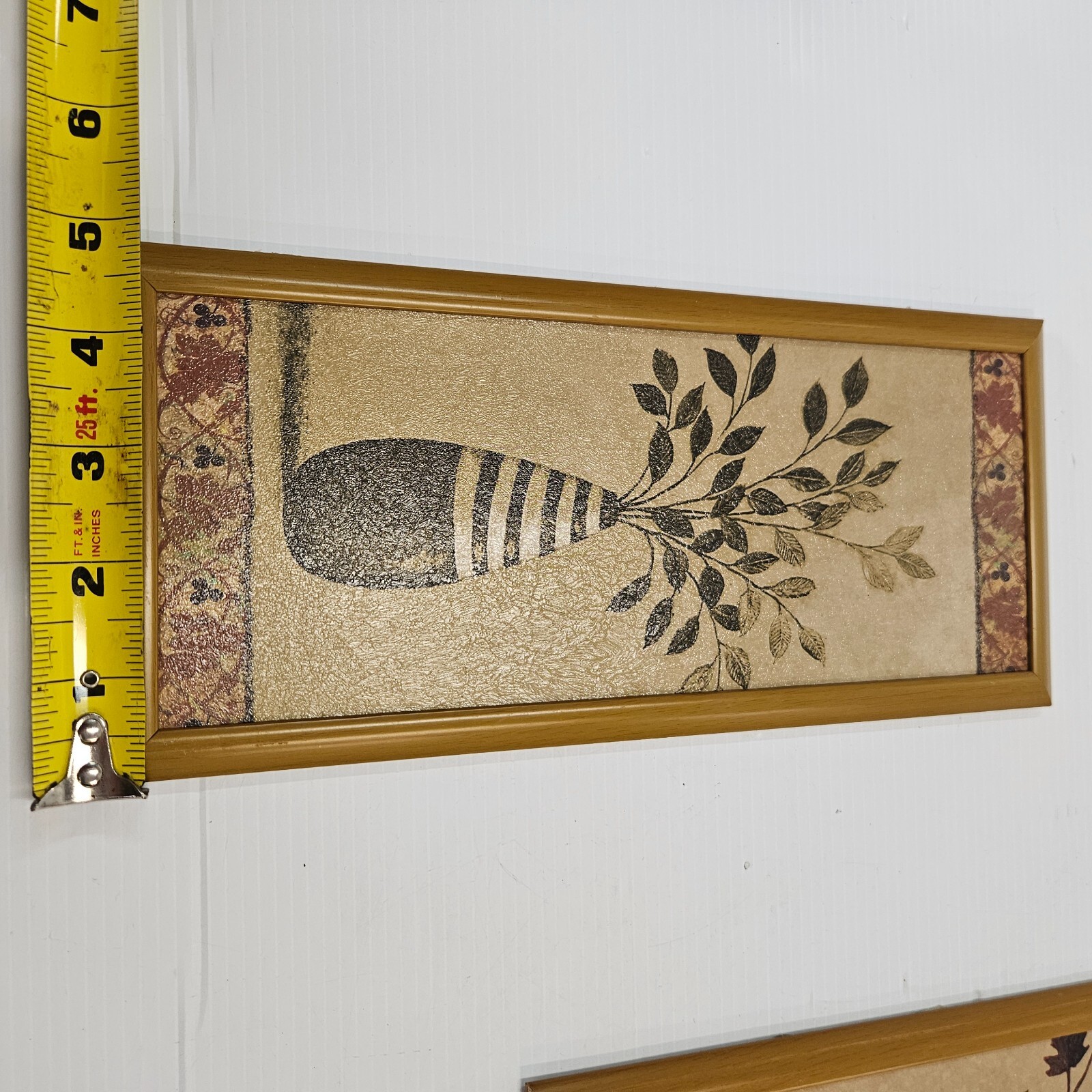 Indianara Set of 2 Beautiful Flower vases Framed Art decor wall decor