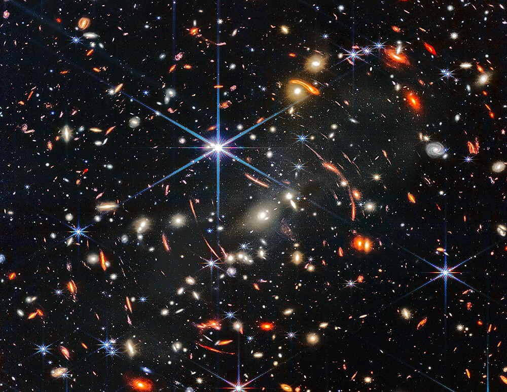 «Deep Field Image», James Webb Space Telescope (17″ x 22″ satin gloss print)