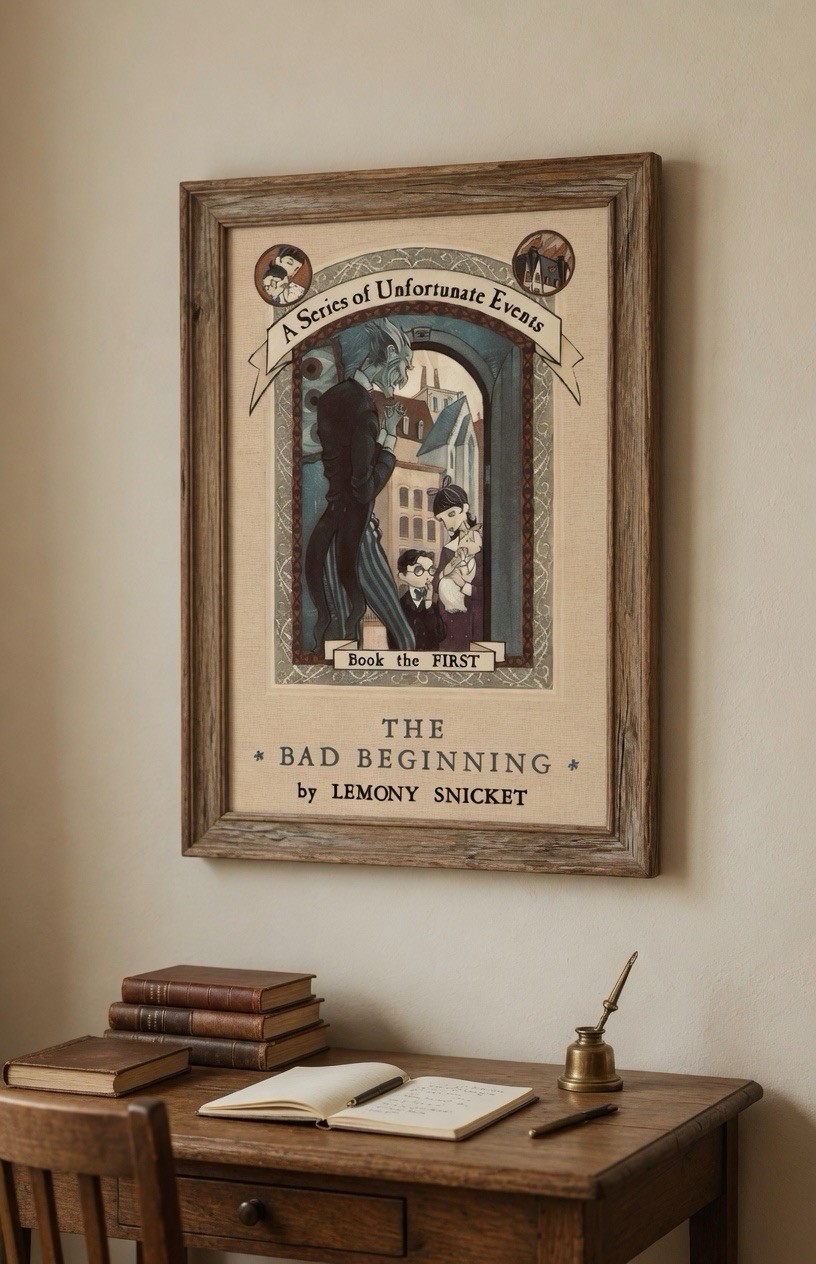 * A SERIES OF UNFORTUNATE EVENTS #1 * Book Wall Decor, Unframed Poster / Prints