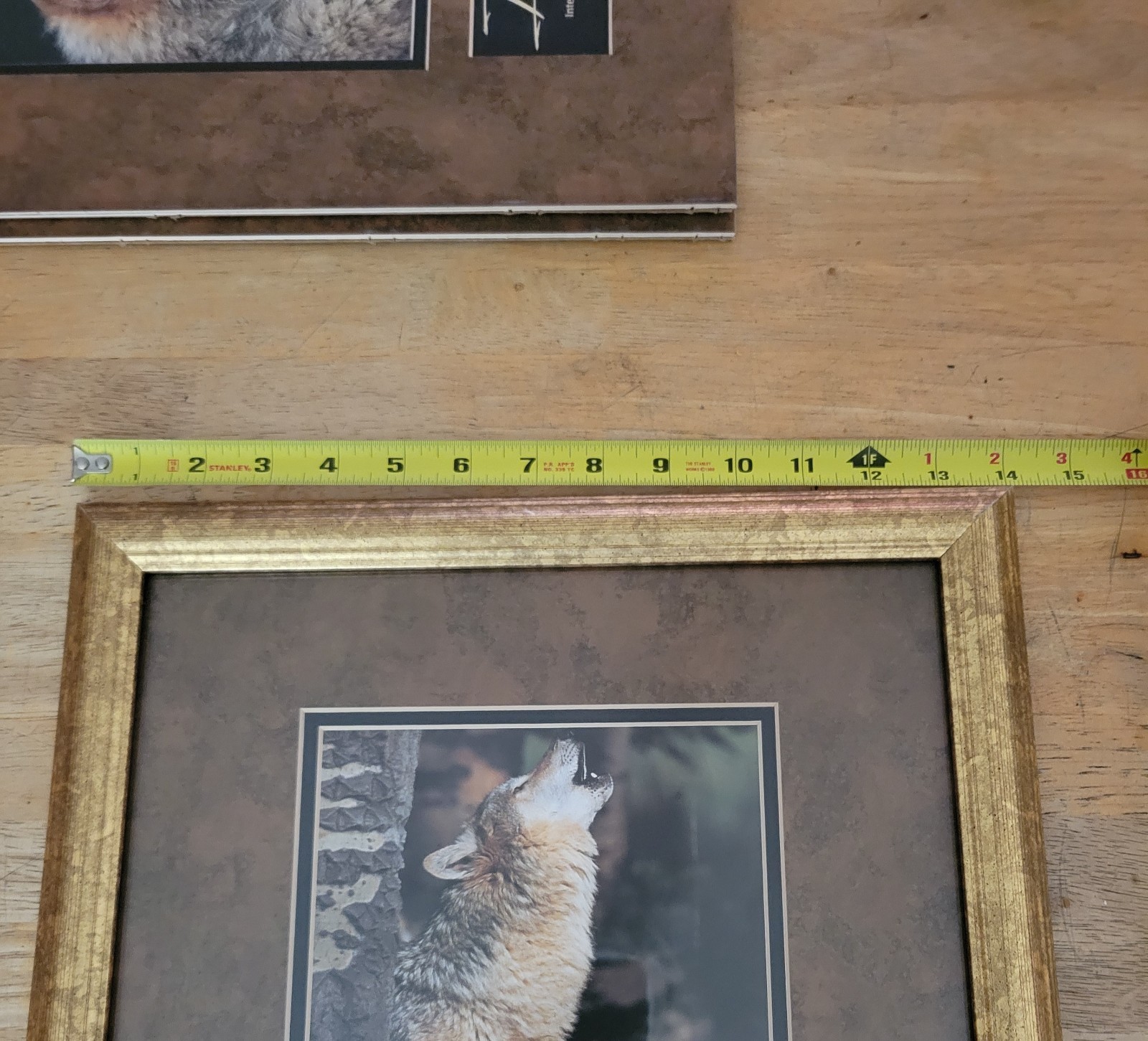 Successories Framed Wolf Motivational Prints Set of four.