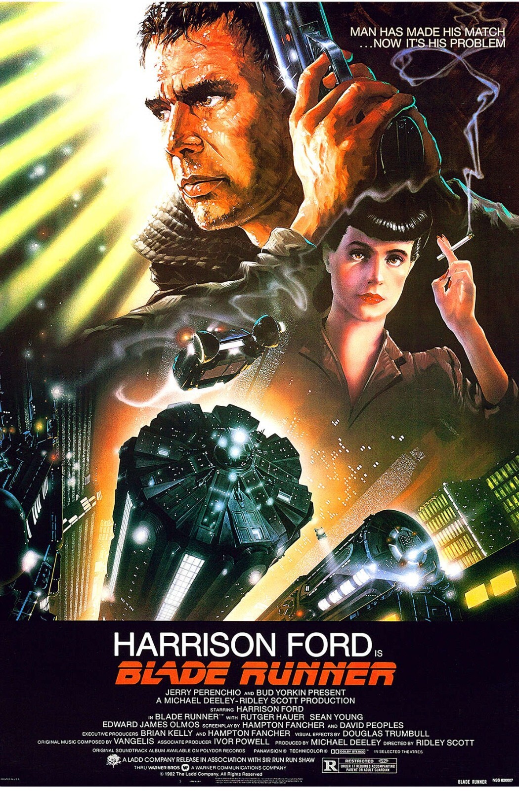 Blade Runner (1982) Movie POSTER 24 X 36 INCH Sweet!