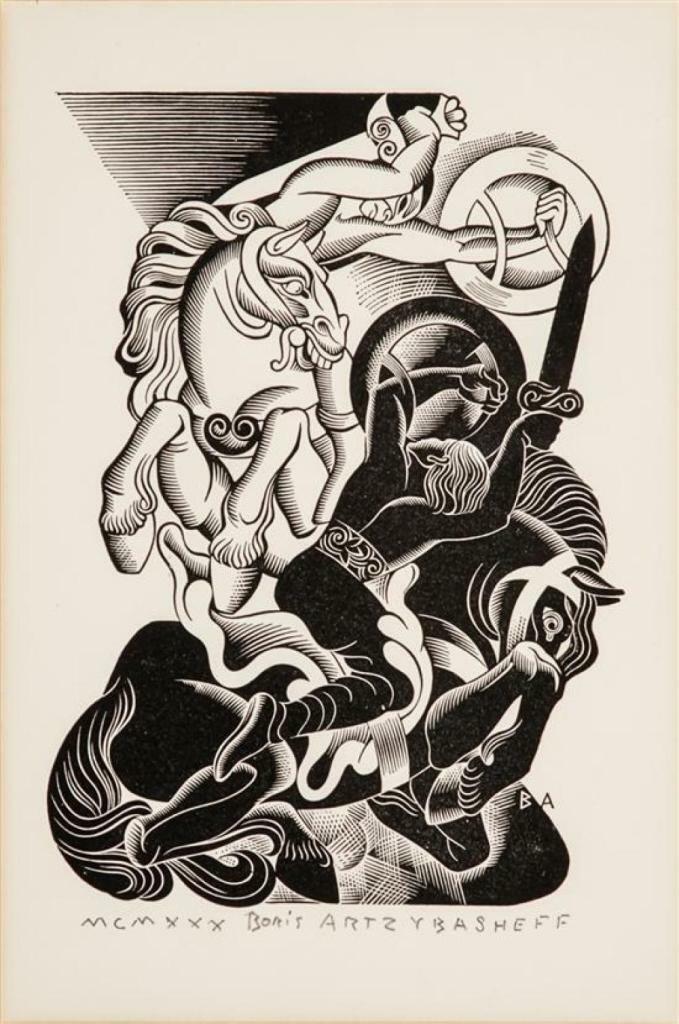 Battle : Boris Artzybasheff : Archival Quality Art Print