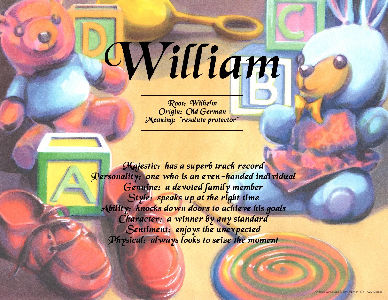 Personalized Name Meaning on Choice of Kids and Baby Backgrounds