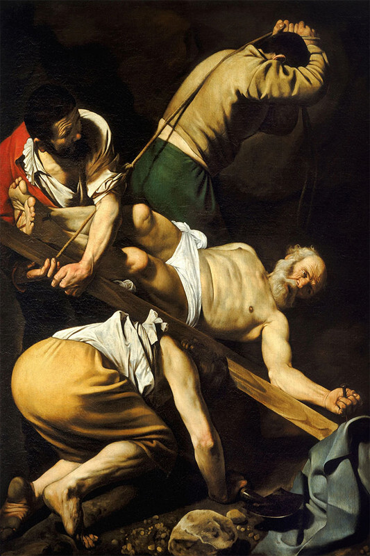Caravaggio Italian Painter The Crucifixion of St. Peter Art – POSTER 20″x30″