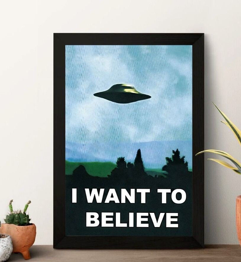 X-Files I Want To Believe TV Show Poster 11×17 12×18 20×30 24×36 inch