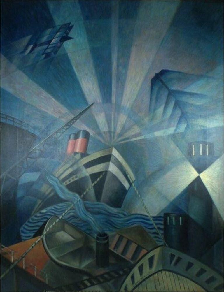 Machine Age Composition : Christopher R W Nevinson : 1920 : Art Print