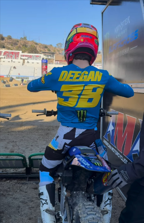 Haiden Deegan Supercross Wall Vinyl Decal Hole Shot (Removable Adhesive Backing)