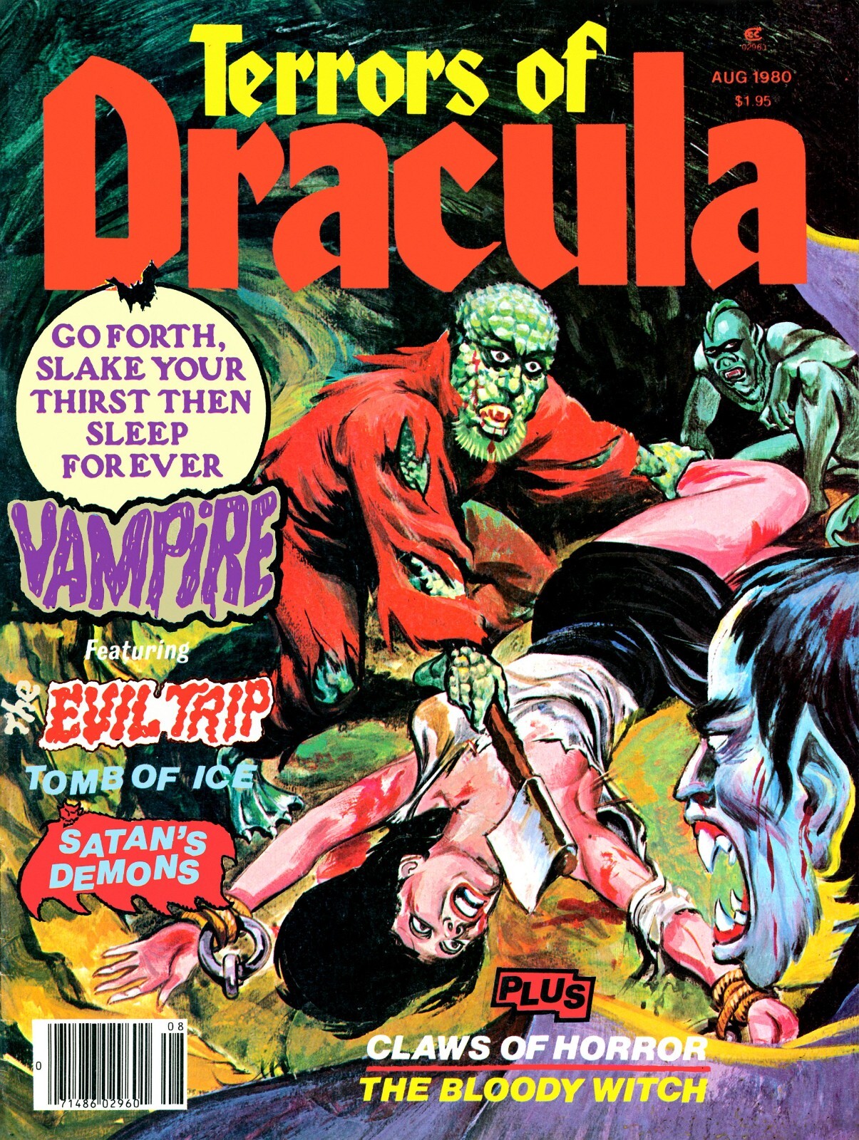 TERRORS OF DRACULA MAGAZINE COVER 11″x14″ POSTER PRINT #2