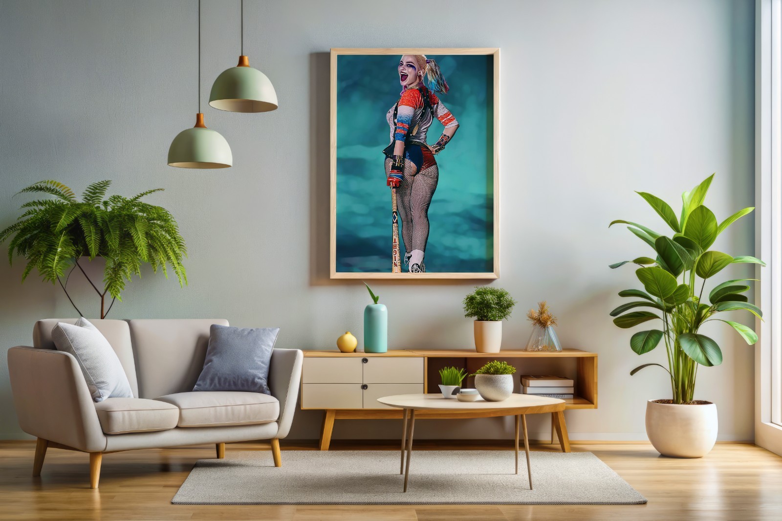 Margot Robbie Harley Quinn Poster or Canvas – Margot Robbie Wall Art