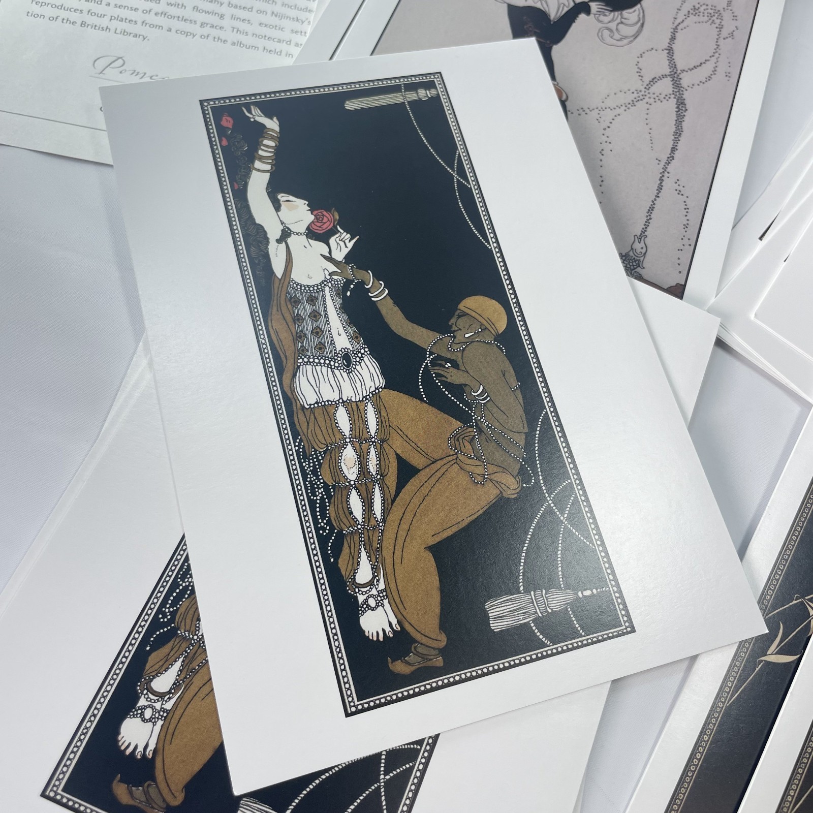 George Barbier Nijinsky Lot of 16 CARDS – Art Deco Ballets Fashion Illustration