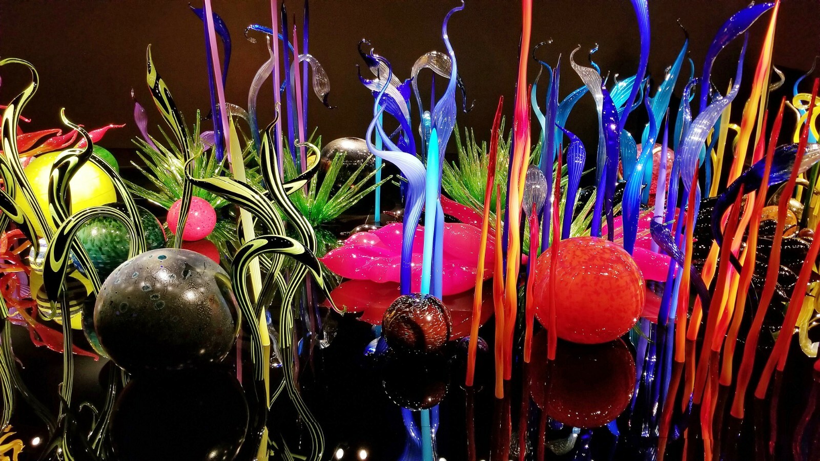 AllenbyArt Chihuly Glass Landscape Scenery of Events Wall Art, Posters, Decor