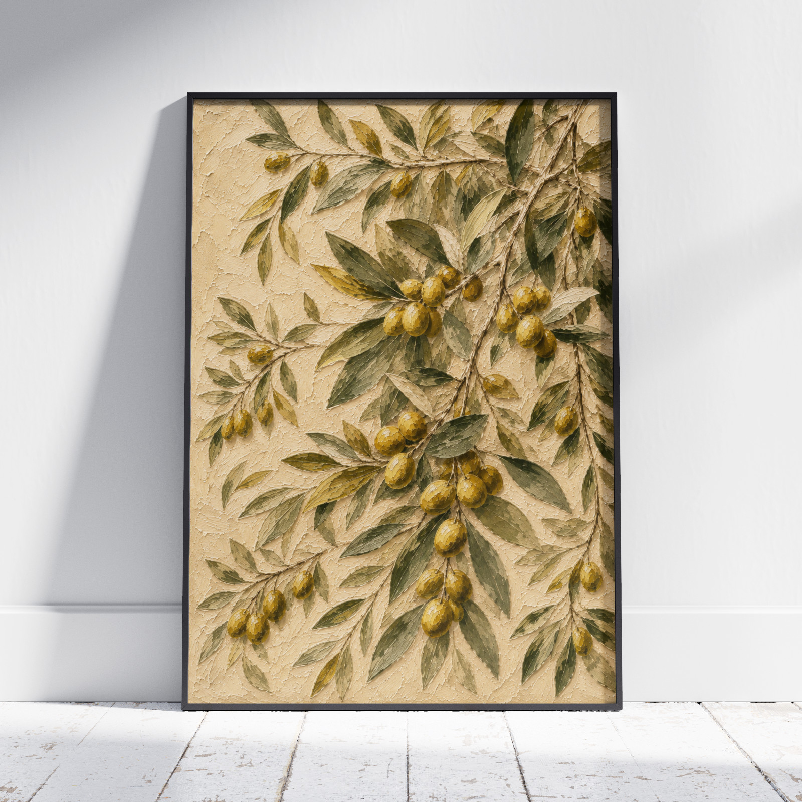 Olive Branch Poster Kitchen Botanical Wall Art Home Decor Gift Print