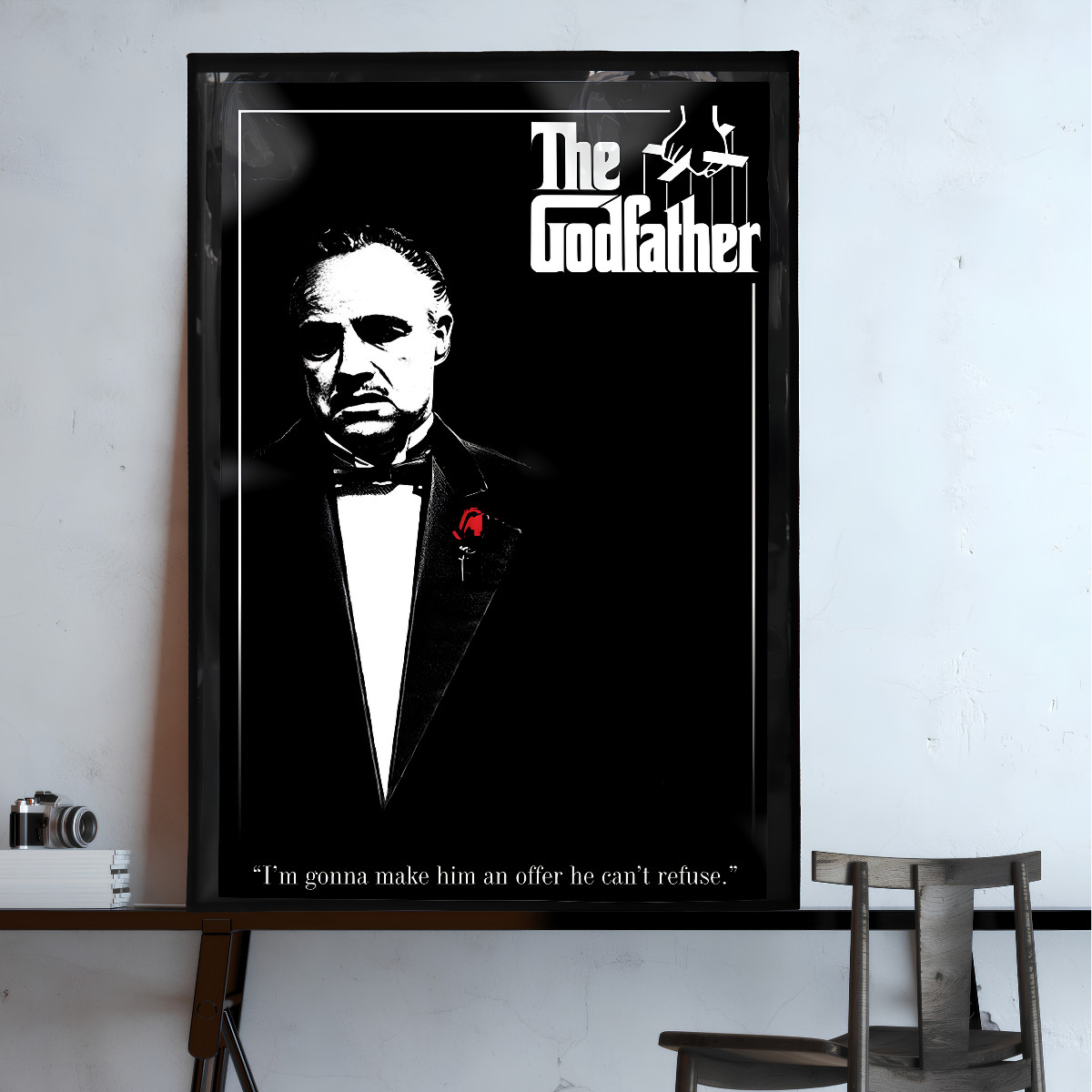 Godfather Satin Poster premium Decor Unframed