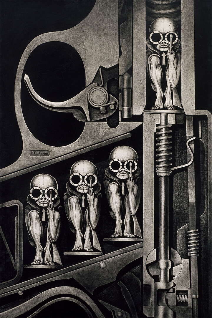 Hr Giger Birthmachine Genius Art Wall Indoor Room Outdoor – POSTER 20×30
