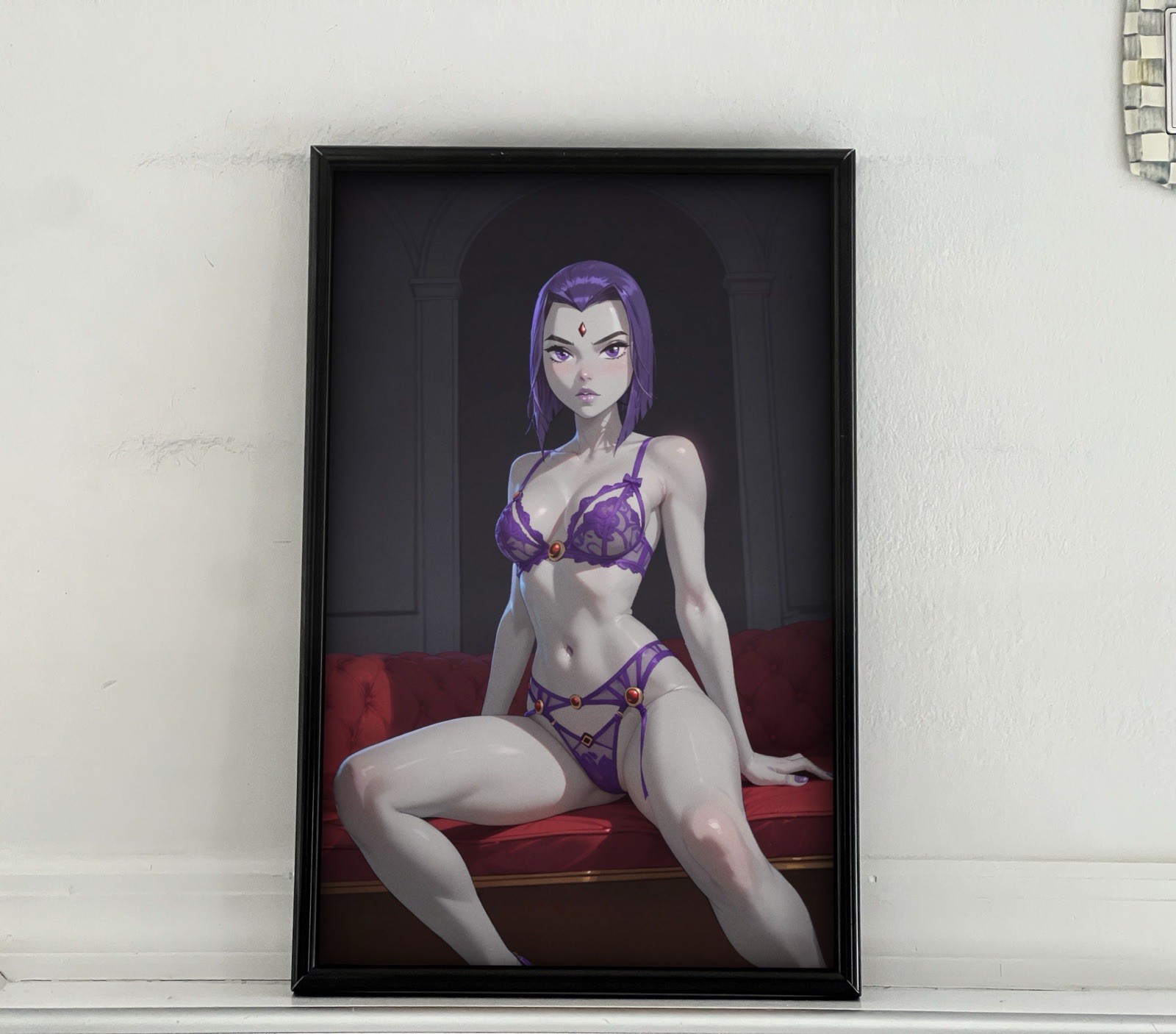 Teen Titans Raven Pinup Girl Poster