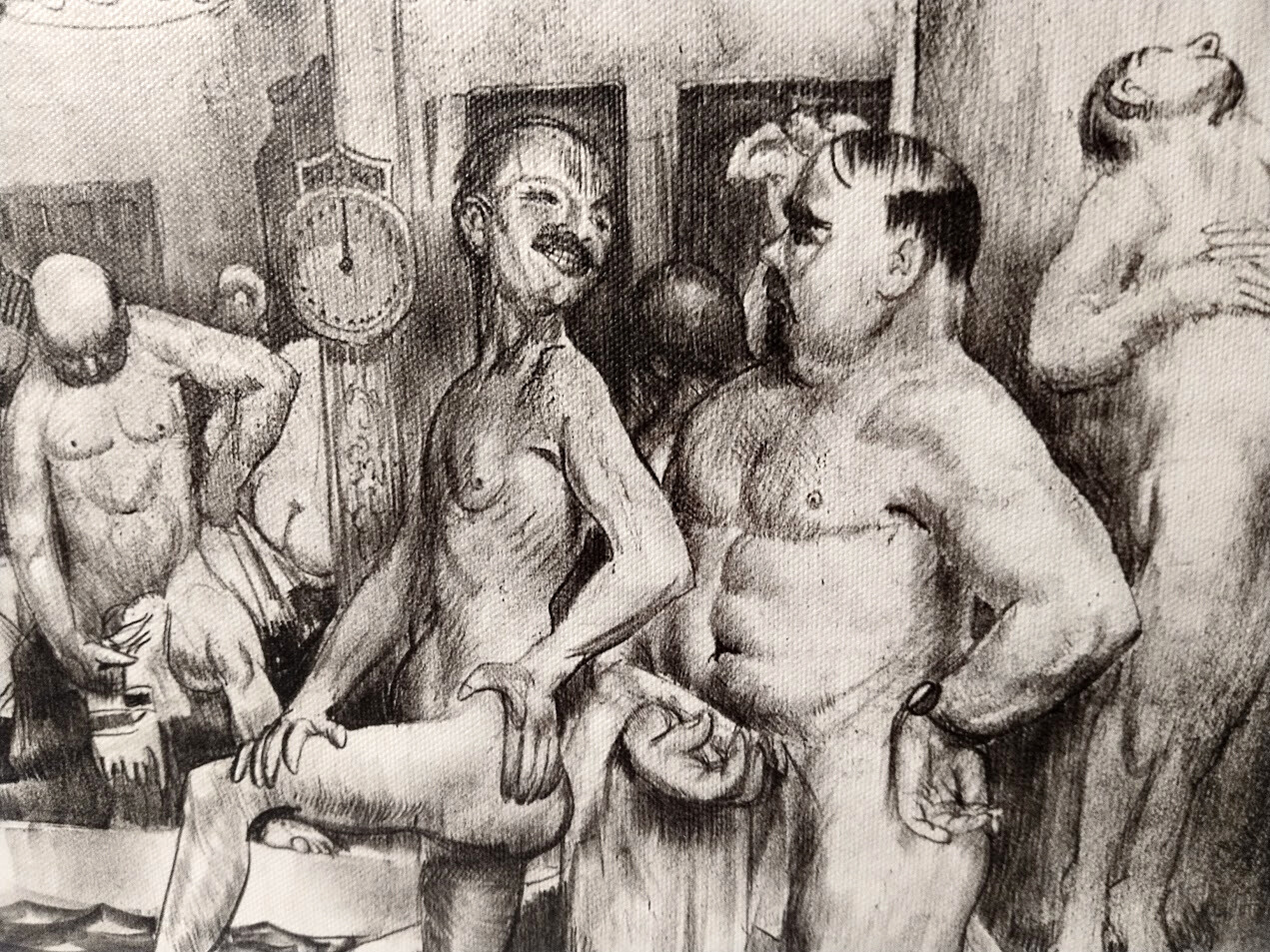 GEORGE BELLOWS THE SHOWER BATH REALISM ART GICLEE PRINT FINE CANVAS