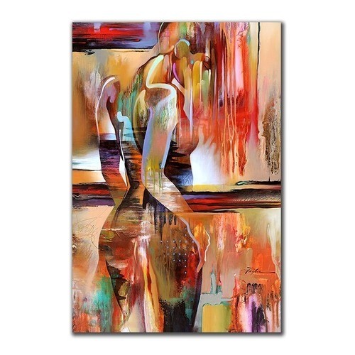 Abstract Sexy Women Canvas Painting Wall Poster Print Art Canvas Wall Art Mural