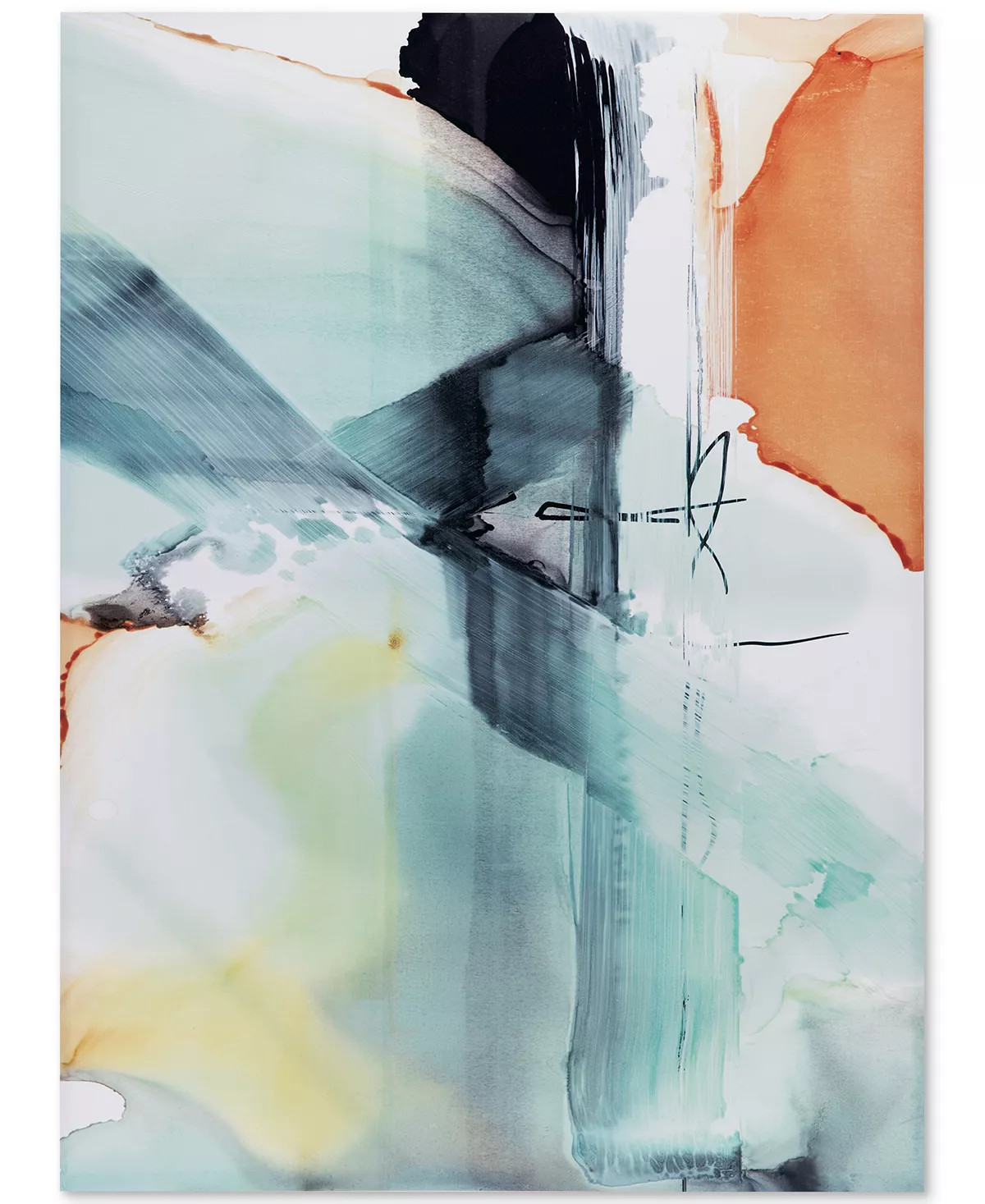 MADISON PARK Blue Skies Gel-Coated Canvas Print, Wall Decoration, 39″ x 19″