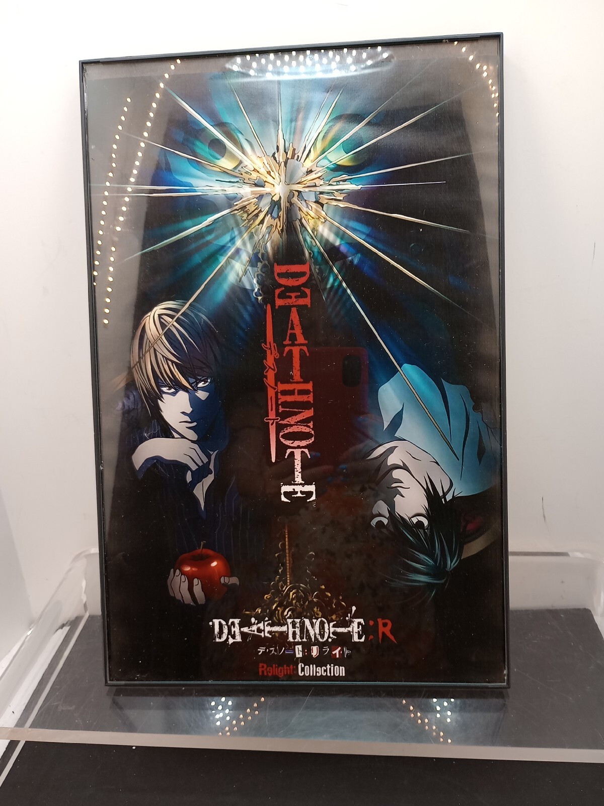 Death Note – Manga / Anime TV Show Poster / Print (Duo – Light Vs. L) Framed