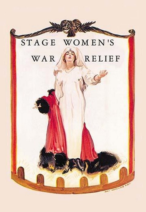 Stage Women’s War Relief by James Montgomery Flagg – Art Print