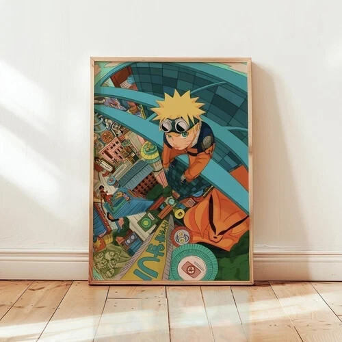 Naruto Uzumaki Anime Poster – Manga Gift, Japanese Artwork, Anime Print