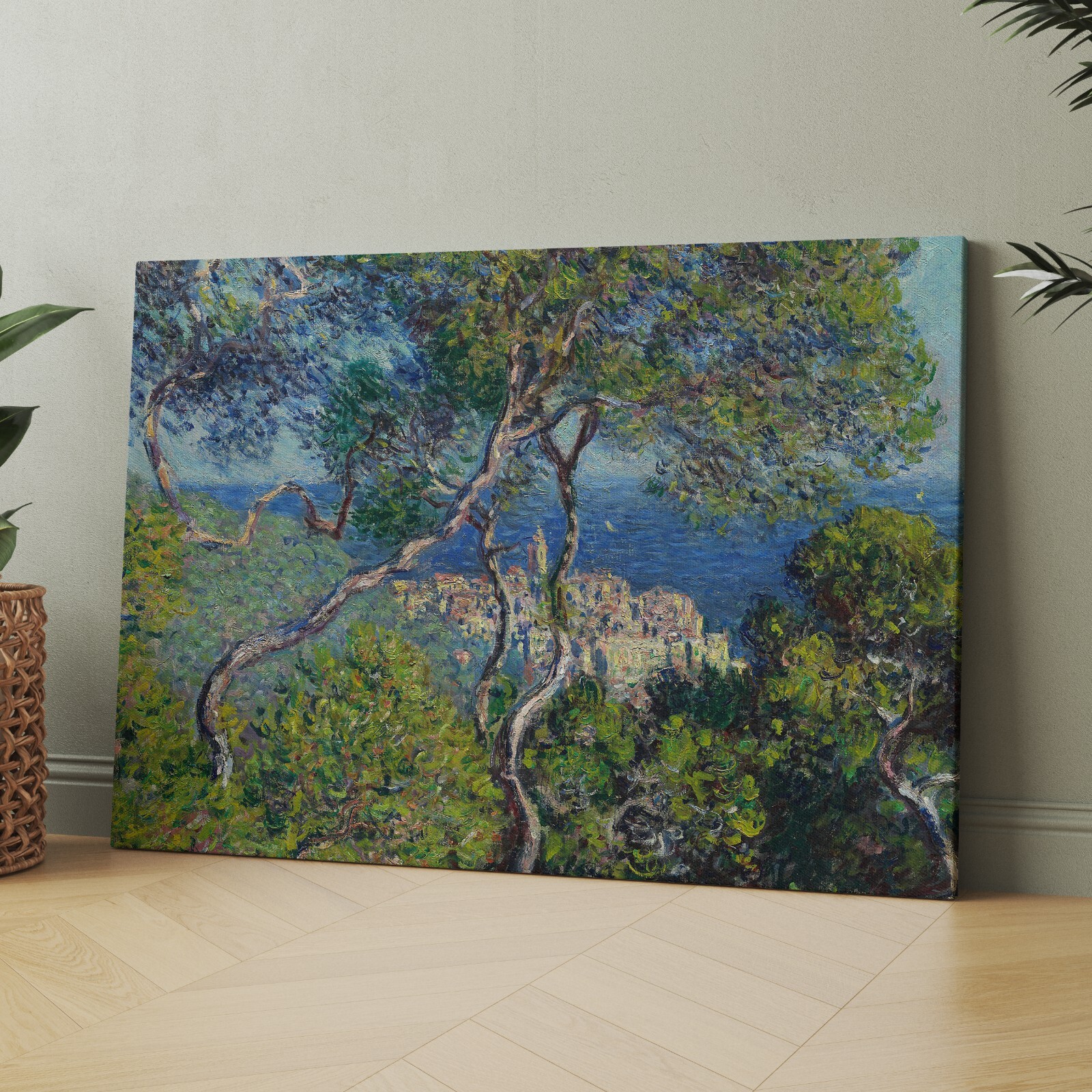 Bordighera by Claude Monet Famous Paintings France Canvas Wall Art Print