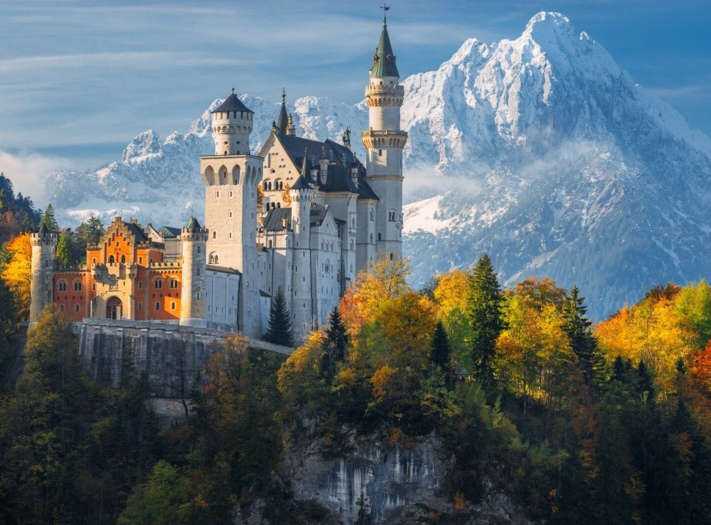 NEUSCHWANSTEIN CASTLE Fairy Tale Palace in Germany Glossy Picture Photo Poster 4