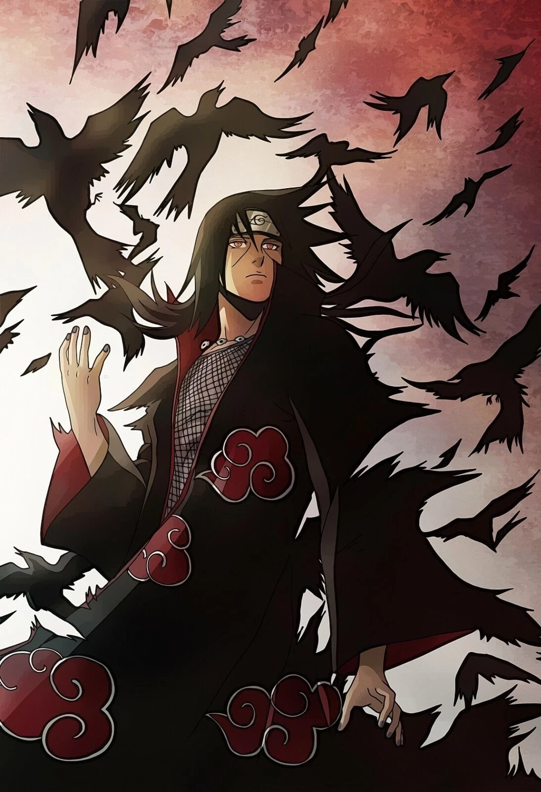 Itachi Uchiha Anime Naruto Poster print 14″x20″ home decor