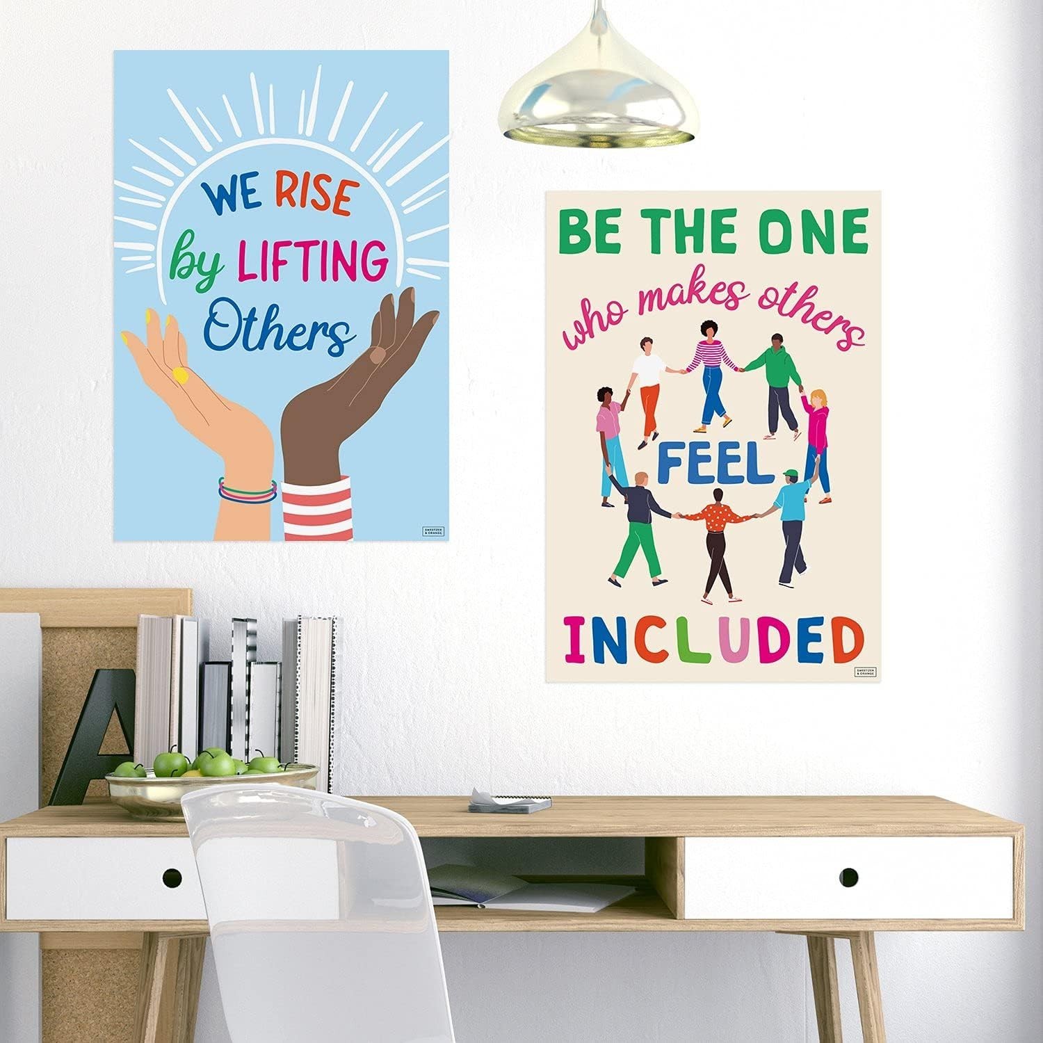 Large 15×22” Kindness Posters – 6 Pack of Inspirational Classroom Decorations