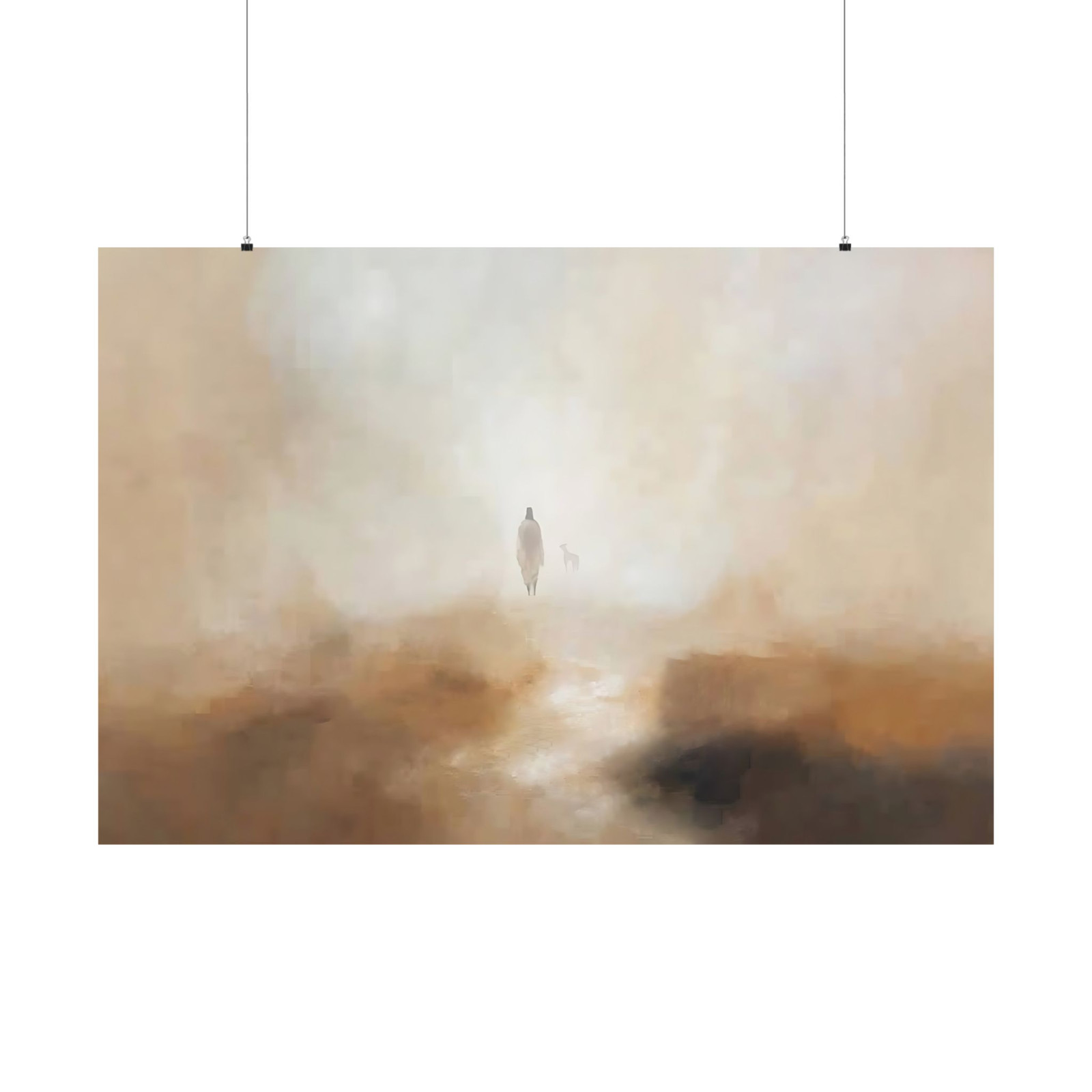 Premium Canvas Jesus Leaves the 99 Jesus Poster Lost Sheep Christian Art 129