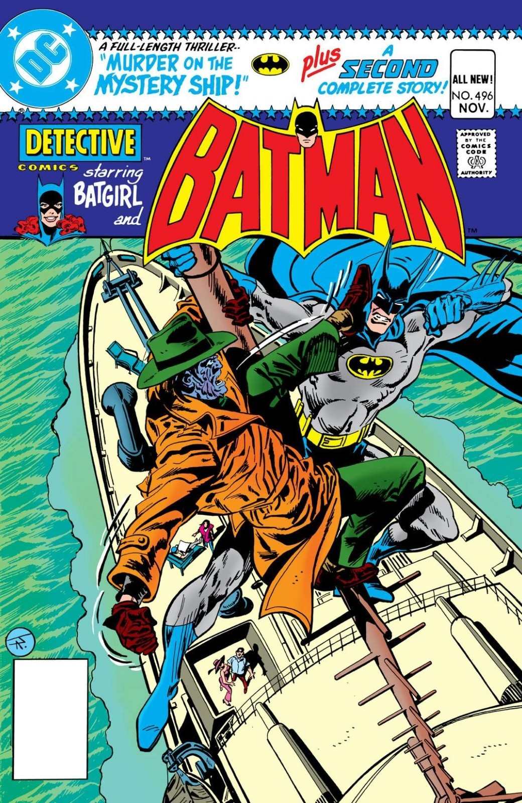 DETECTIVE COMICS #496 COMIC COVER 11″x17″ POSTER PRINT