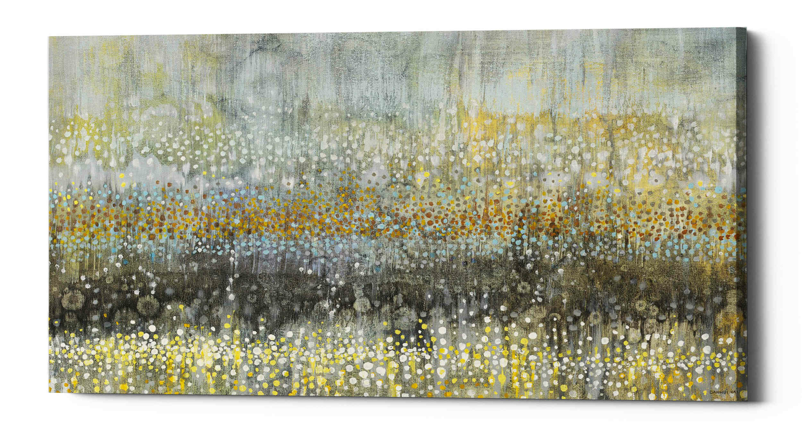 Epic Graffiti ‘Rain Abstract II Crop’ by Danhui Nai, Giclee Canvas Wall Art