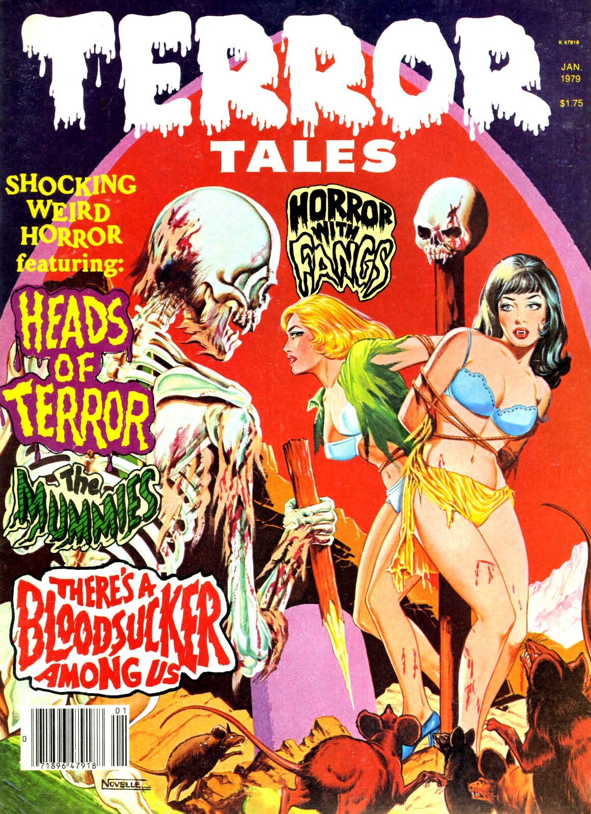 TERROR TALES MAGAZINE COVER 11″x14″ POSTER PRINT #5