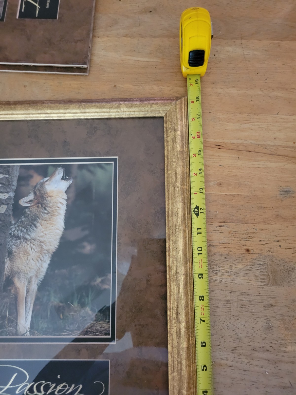 Successories Framed Wolf Motivational Prints Set of four.