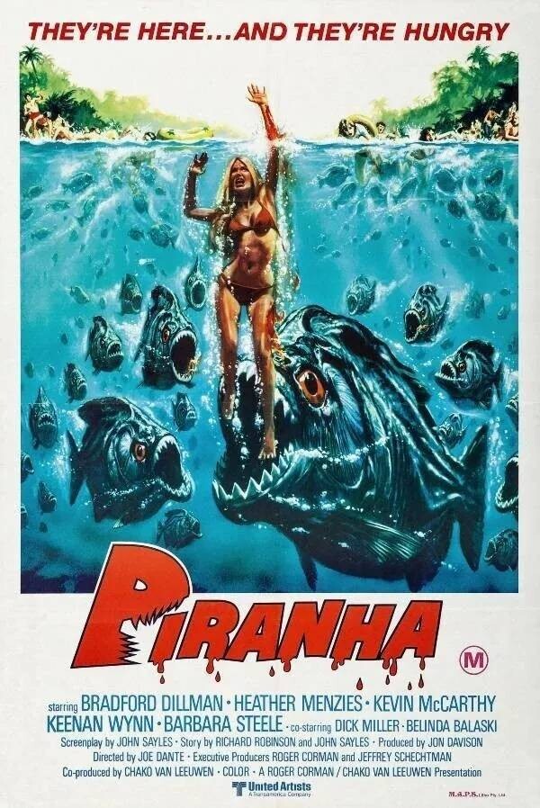 Piranha 1978 Vintage Poster Print Movie Film 70s Horror