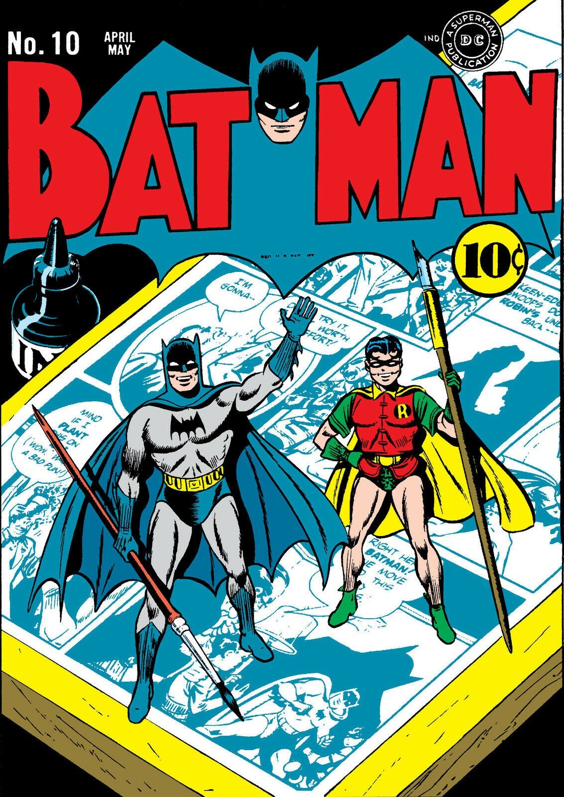 BATMAN #10 COMIC BOOK COVER Poster print 11″x17″