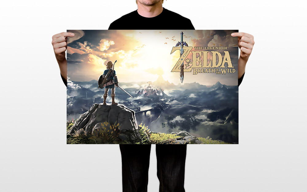 The Legend Of Zelda Breath Of The Wild Game Wall Art Home Decor – POSTER 20×30