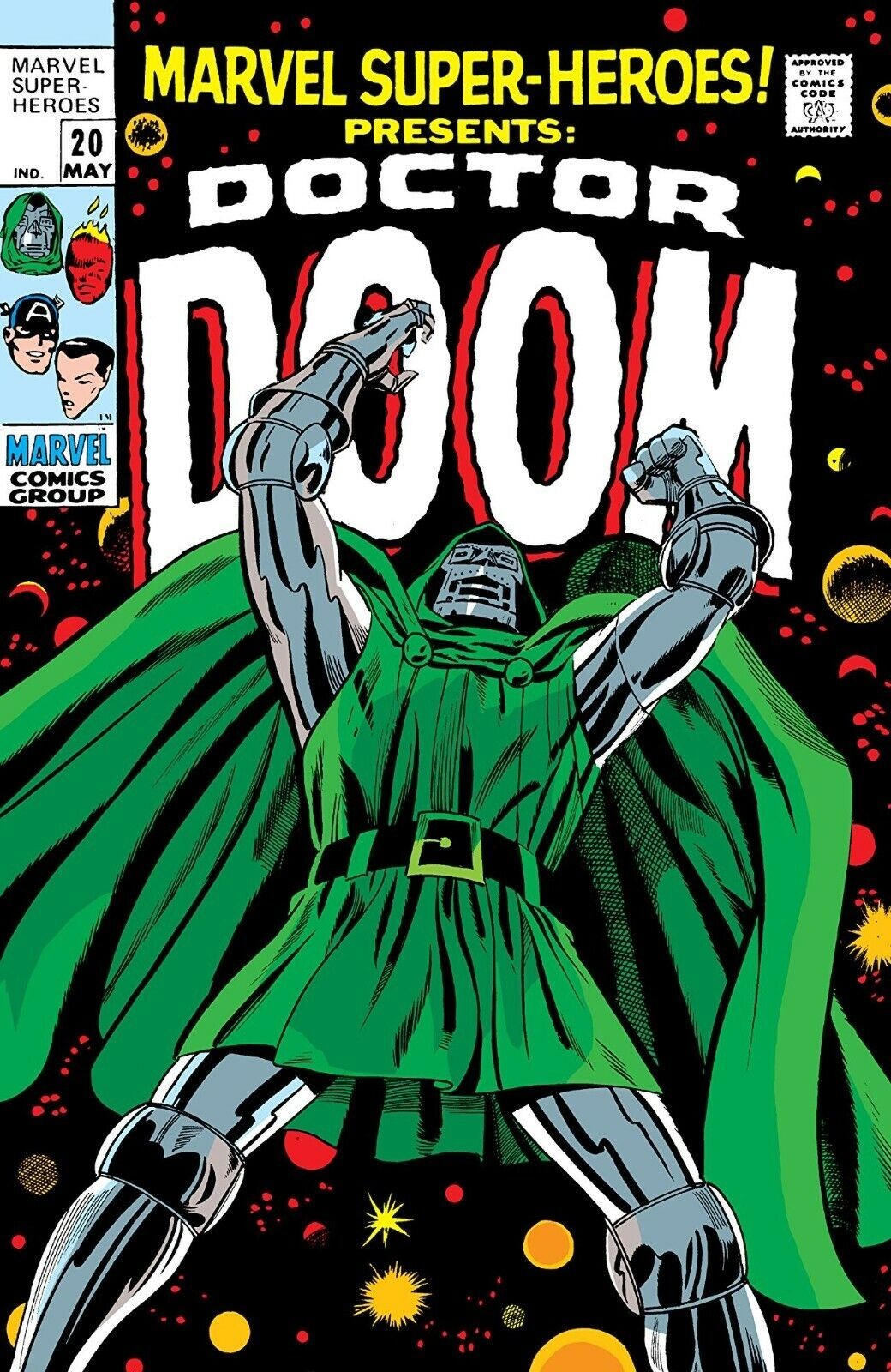 MARVEL SUPER-HEROES #20 COMIC BOOK COVER Poster print 11″x17″ home decor