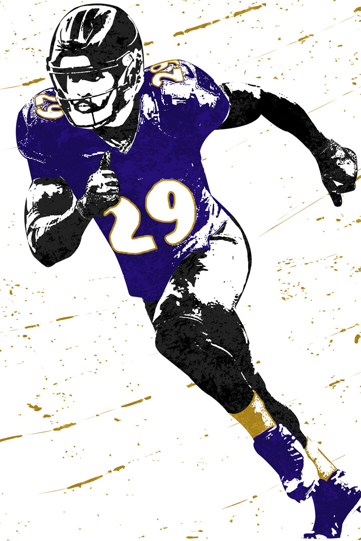 Earl Thomas Baltimore Ravens Football Art Wall Room Poster – POSTER 20×30