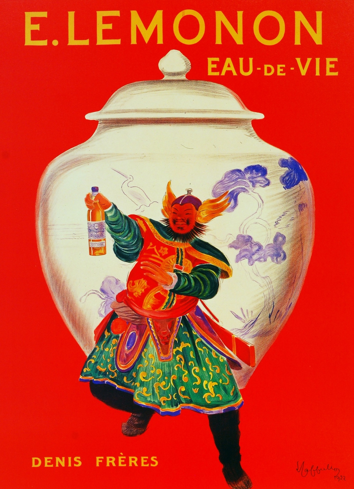 2839.Eau de Vie Red Wine POSTER.French Decoration for Kitchen Room Office Home