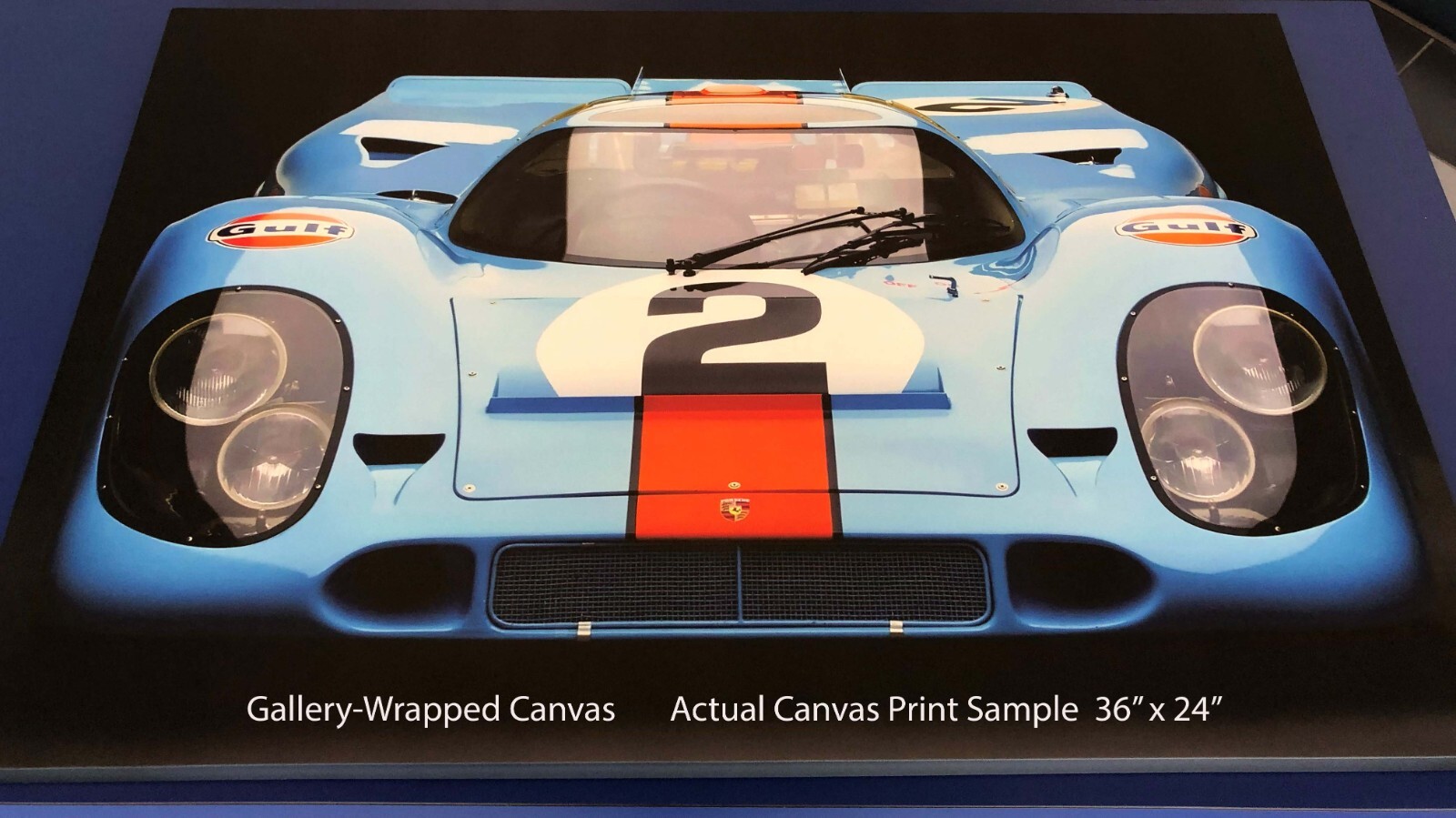 Porsche 917 Le Mans Art: Metal Print-Gallery Canvas-FujiFilm Poster
